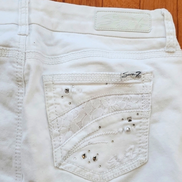 7SEVEN JEANS,SKINNY,EMBELLISHED BACK POCKETS, SMALL ZIPPERED POCKET TAPERED LEG - Picture 13 of 16